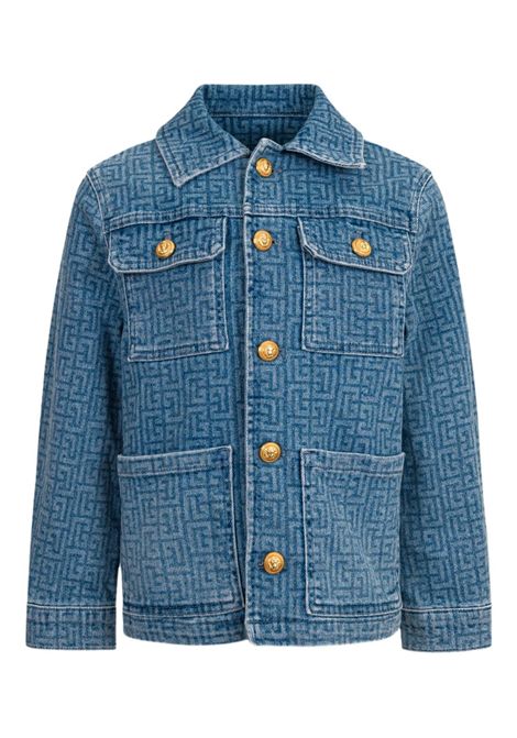 Giacca in denim BALMAIN KIDS | BW2P47 Z2867610